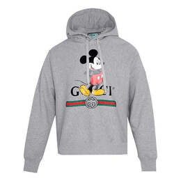 Gucci: Серая толстовка  Disney