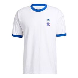 Adidas: Белая футболка 