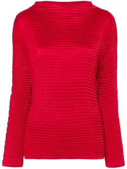 Issey Miyake: Замшевый топ 