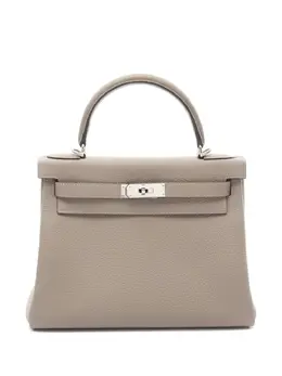Hermès Pre-Owned: Серебристая сумка 