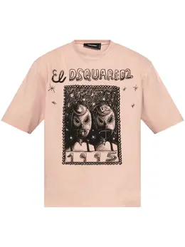 DSQUARED2: Футболка с принтом 