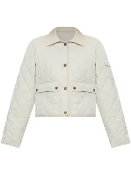 Moncler: Белая куртка 