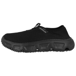 Salomon: Чёрные кроссовки 