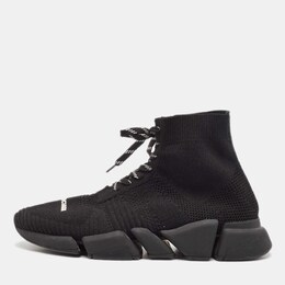 Balenciaga: Чёрные кроссовки  Speed Trainer