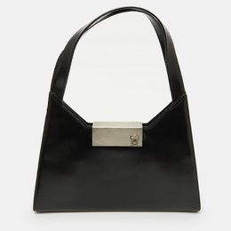 Salvatore Ferragamo: Чёрная сумка 