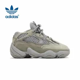 adidas: Тёмные кроссовки  Yeezy Boost 500