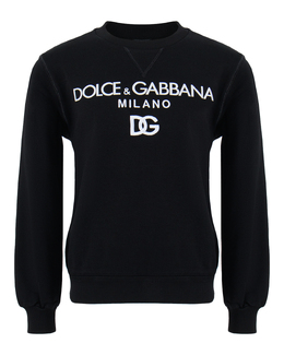 Dolce&Gabbana: Чёрный свитшот 