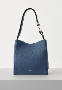 Furla: Синяя сумка 