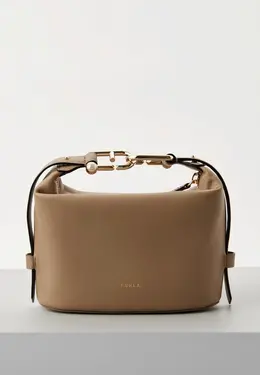 Furla: Коричневая сумка 