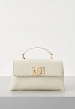 Furla: Белая сумка 