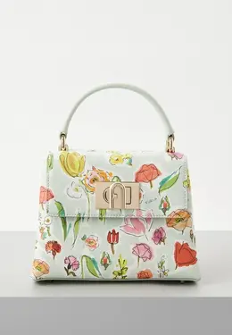 Furla: Зелёная сумка 