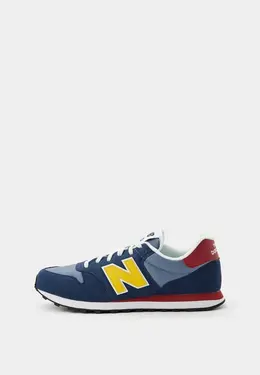 New Balance: Синие кроссовки 