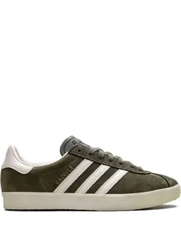 adidas: Зелёные кроссовки  Gazelle