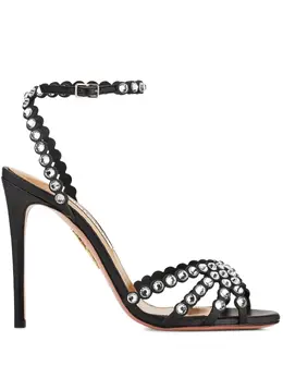 Aquazzura: Чёрные сандалии  Tequila