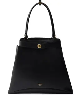 Prada: Чёрная сумка-шоппер 