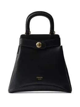 Prada: Чёрная сумка-шоппер 