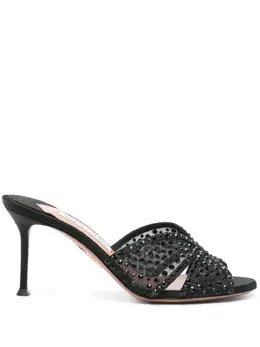 Aquazzura: Чёрные сандалии 