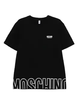 Moschino: Чёрная футболка 