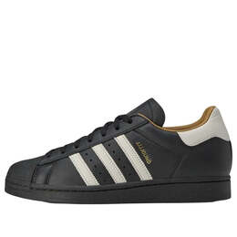 Adidas: Чёрные кроссовки  Superstar