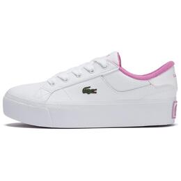 Lacoste: Белые кроссовки 