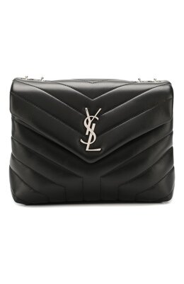 Saint Laurent: Чёрная сумка  Monogram