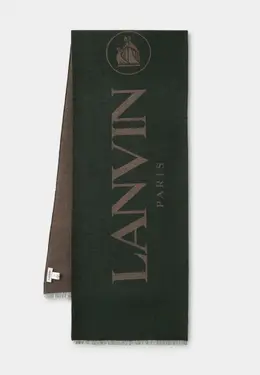 Lanvin: Зелёный шарф 