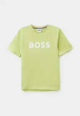 Boss: Зелёная футболка 