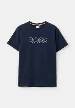 Boss: Синяя футболка 