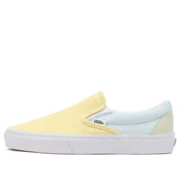 Vans: Жёлтые кроссовки  Classic Slip On