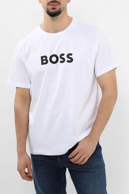 BOSS: Хлопковая футболка 