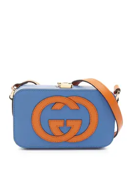 Gucci Pre-Owned: Голубая сумка 