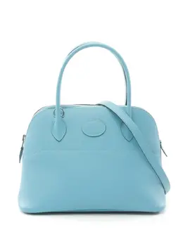 Hermès Pre-Owned: Голубая сумка-шоппер 