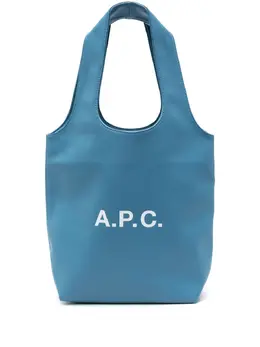 A.P.C.: Голубая сумка-шоппер  Ninon