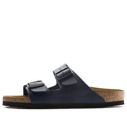 Birkenstock: Голубые сандалии  Arizona Birko Flor