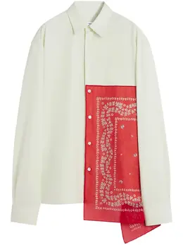 Lanvin: Белая рубашка 