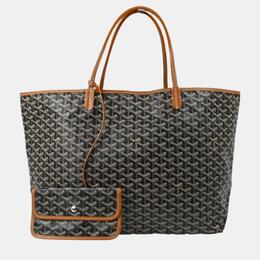 Goyard: Коричневая сумка-шоппер 