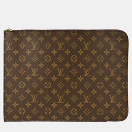 Louis Vuitton: Коричневая сумка 