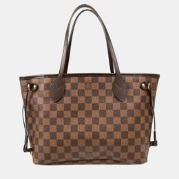 Louis Vuitton: Коричневая сумка-шоппер  Neverfull