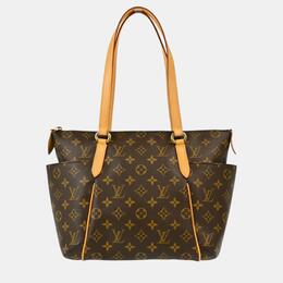 Louis Vuitton: Коричневая сумка-шоппер 