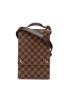 Louis Vuitton Pre-Owned: Коричневая сумка через плечо 