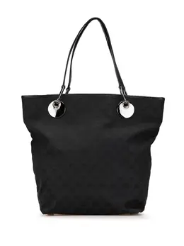 Gucci Pre-Owned: Чёрная сумка-шоппер 