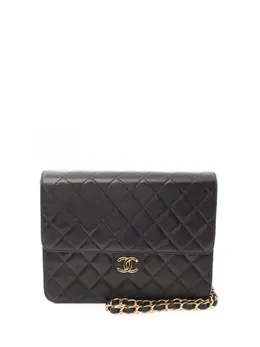 CHANEL Pre-Owned: Чёрная сумка 
