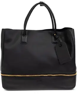Moschino: Чёрная сумка-шоппер 