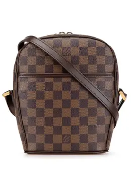 Louis Vuitton Pre-Owned: Коричневая сумка через плечо 