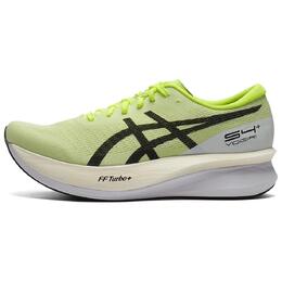 Asics: Зелёные кроссовки 