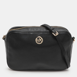 Michael Kors: Чёрная сумка через плечо 