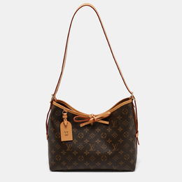 Louis Vuitton: Коричневая сумка 