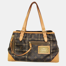 Louis Vuitton: Коричневая сумка 