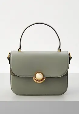 Furla: Сумка цвета хаки 