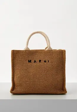 Marni: Коричневая сумка 